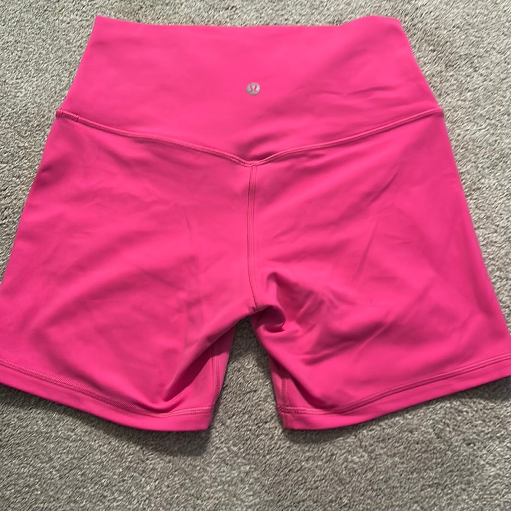 Lululemon align high rise short 6’ sonic pink